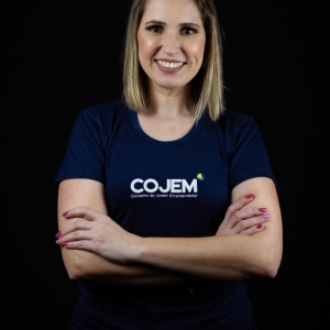Jaqueline Galvão - Presidente da gestão 2024/2025:  “Cada conselheiro, projeto e parceria construídos ao longo dos anos ajudaram a consolidar o Cojem como referência no Paraná. Que possamos seguir inovando e inspirando novas gerações a empreender”