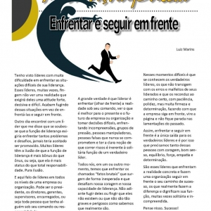 04 a 10 de maio - Enfrentar e seguir em frente