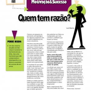 14 a 20 de setembro - Quem tem razão