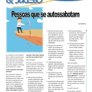 13 a 19 de julho - Pessoas que se autossabotam