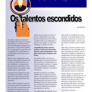 09 a 15 de fevereiro de 2025 - Os talentos escondidos