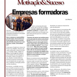 20 a 26 de julho - Empresas formadoras