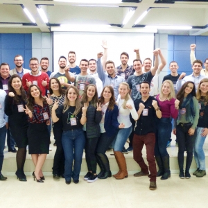 O encontro, em Foz do Iguaçu, contou com a participação de cerca de 50 jovens empresários