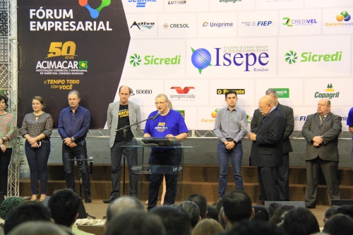 Abertura do Fórum Empresarial 2018<br />
