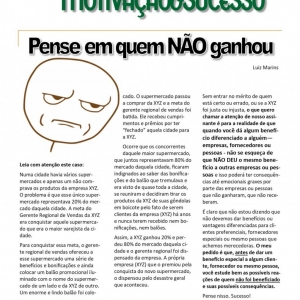 22 a 28 de março de 2026 - Pense em quem não ganhou