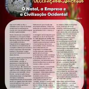 21 a 27 de dezembro - O Natal, a empresa e a civilização ocidental